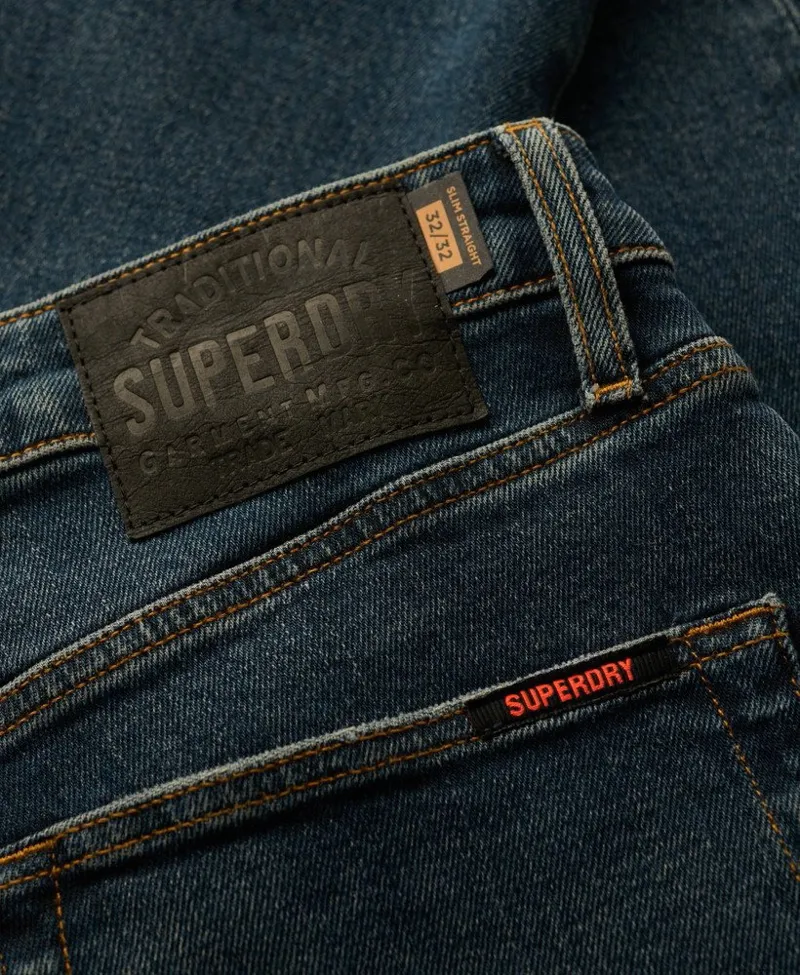 Superdry Vintage Slim Straight Jeans Viper Vintage Indigo-4