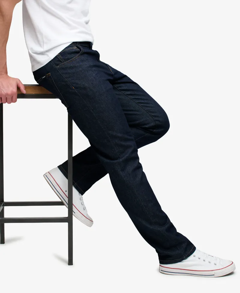Superdry Organic Cotton Vintage Slim Straight Jeans Rinse Blue-1