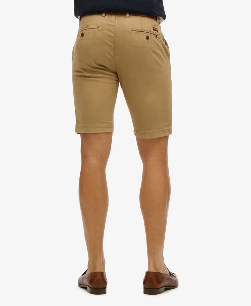 Superdry Officer Chino Short American Beige -4