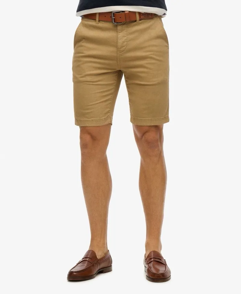 Superdry Officer Chino Short American Beige -6