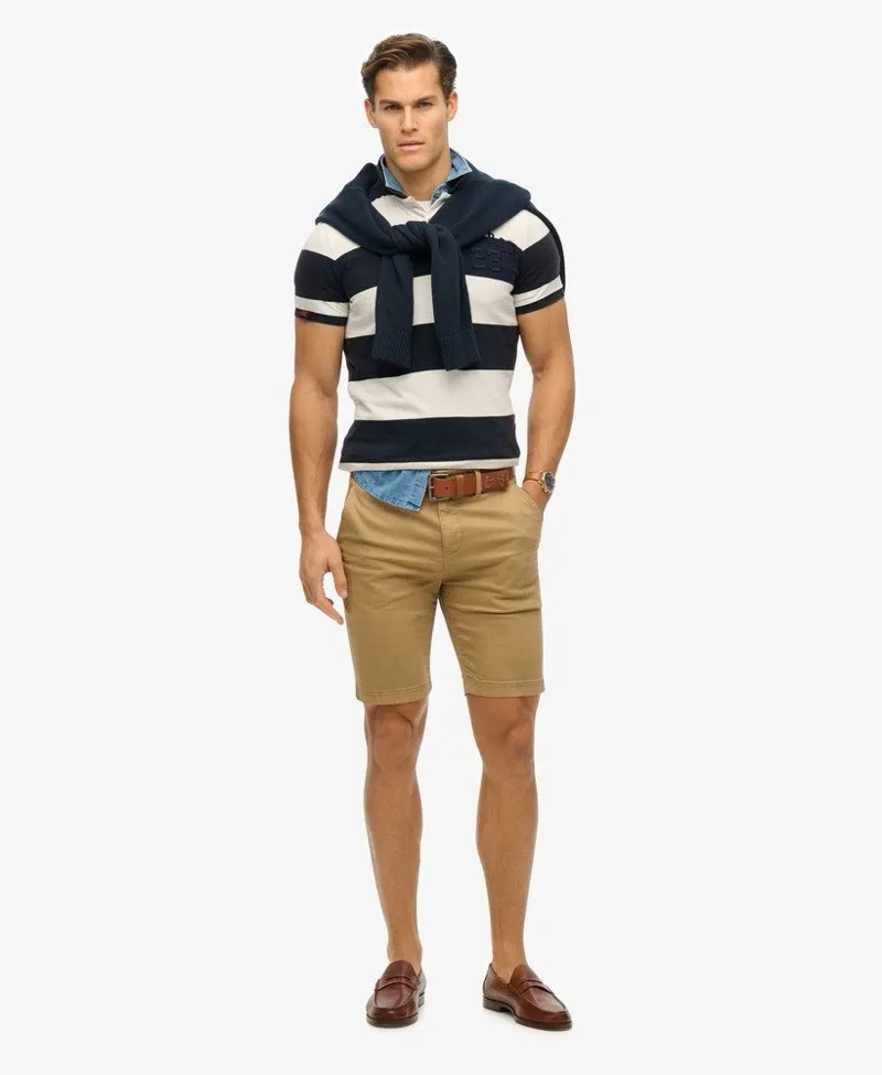 Superdry Officer Chino Short American Beige -7