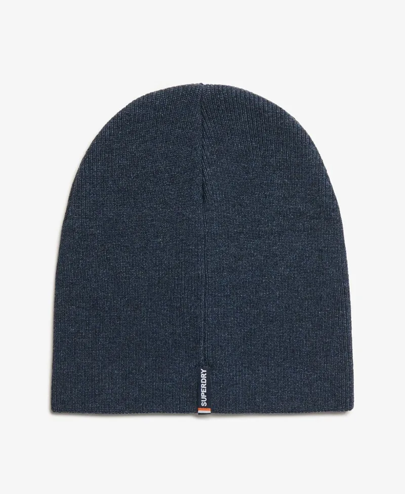 Superdry Essential Logo Beanie Navy Marl-1