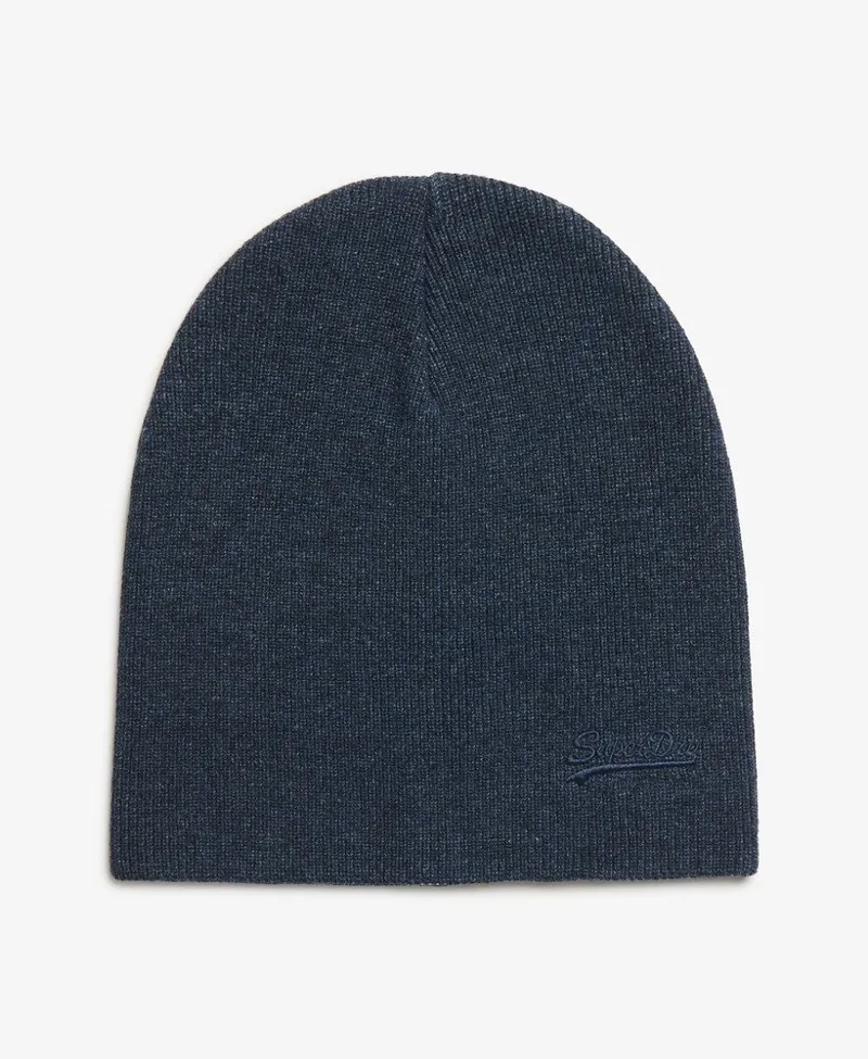 Superdry Essential Logo Beanie Navy Marl-2