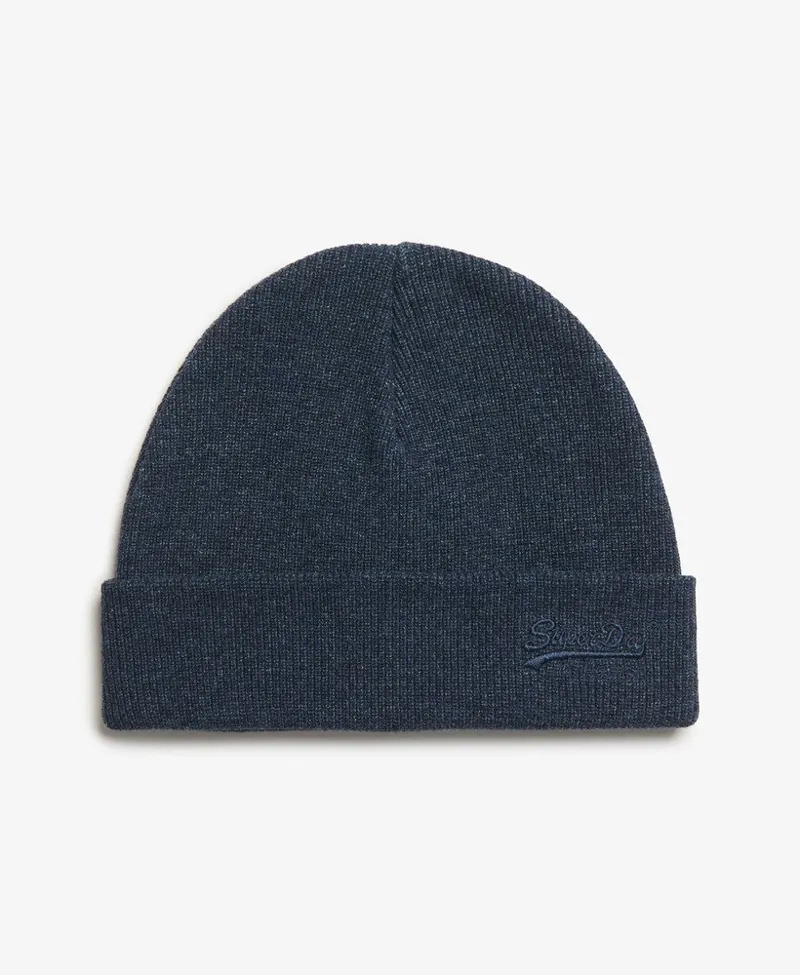 Superdry Essential Logo Beanie Navy Marl