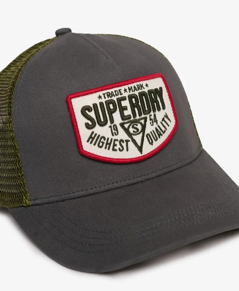 Superdry Mesh Trucker Cap Flint Stone-3