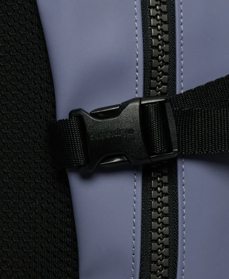 Superdry Tarp Embroidered Rucksack Granite Blue-3
