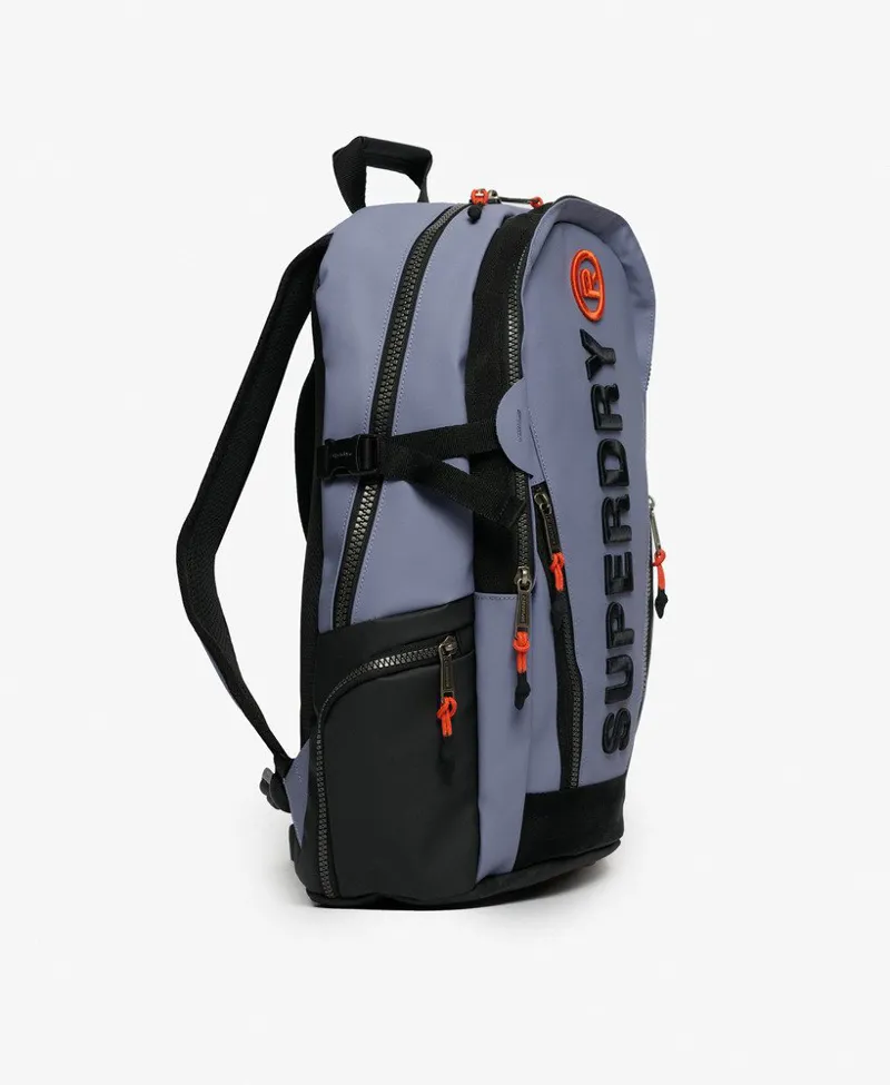 Superdry Tarp Embroidered Rucksack Granite Blue-4