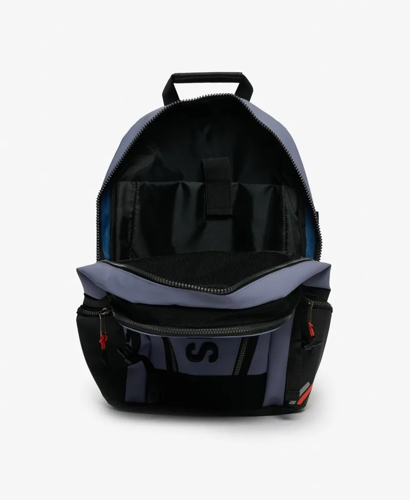 Superdry Tarp Embroidered Rucksack Granite Blue-5