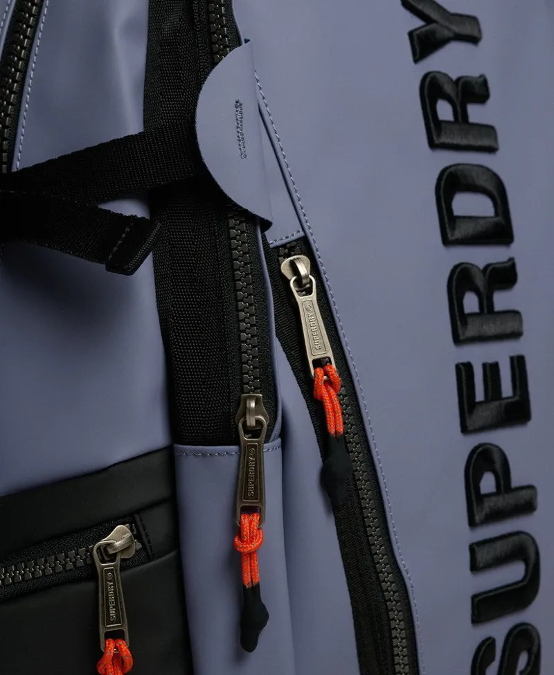 Superdry Tarp Embroidered Rucksack Granite Blue-6