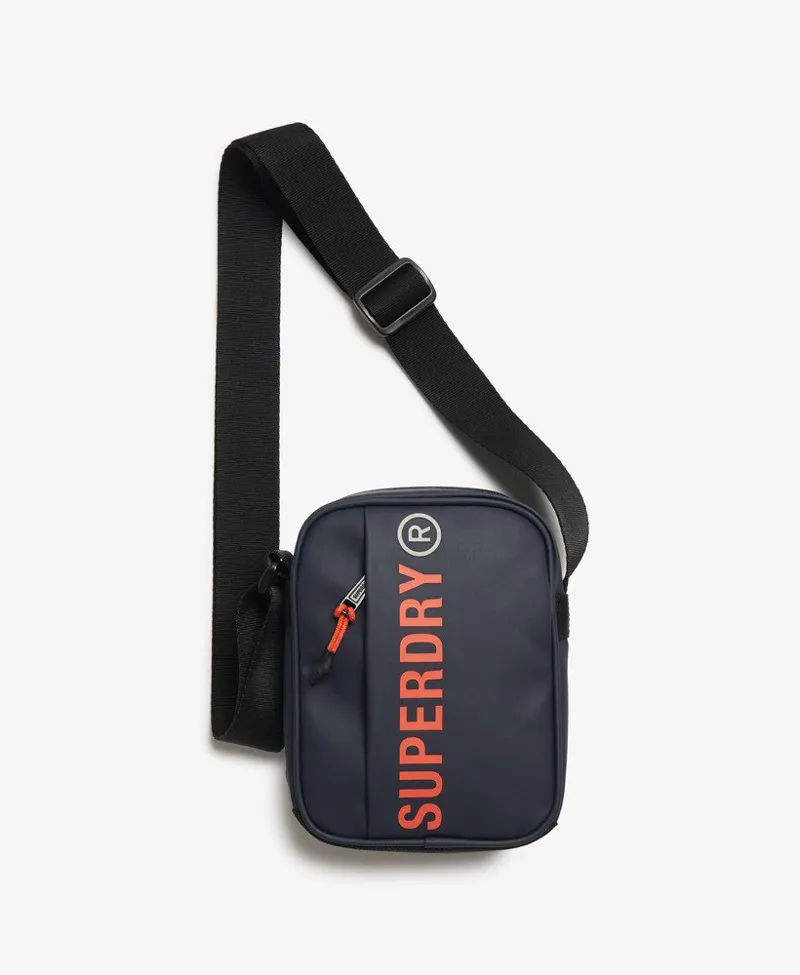Superdry Tarp Cross Body Bag Eclipse Navy-4
