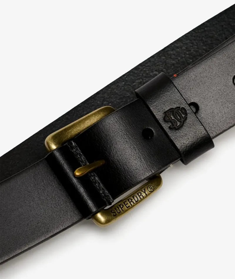 Superdry Classic Leather Belt Black-1