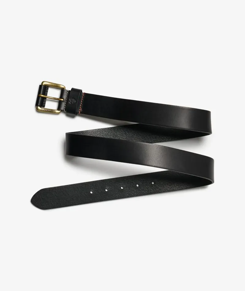 Superdry Classic Leather Belt Black-3
