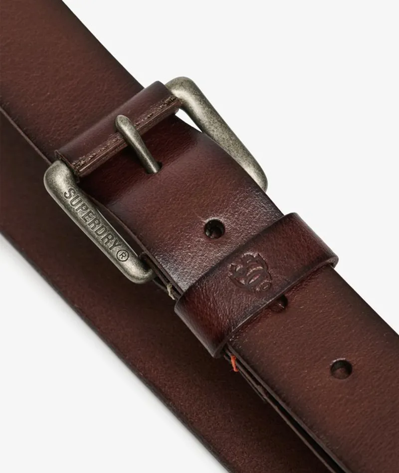 Superdry Classic Leather Belt Brown -1