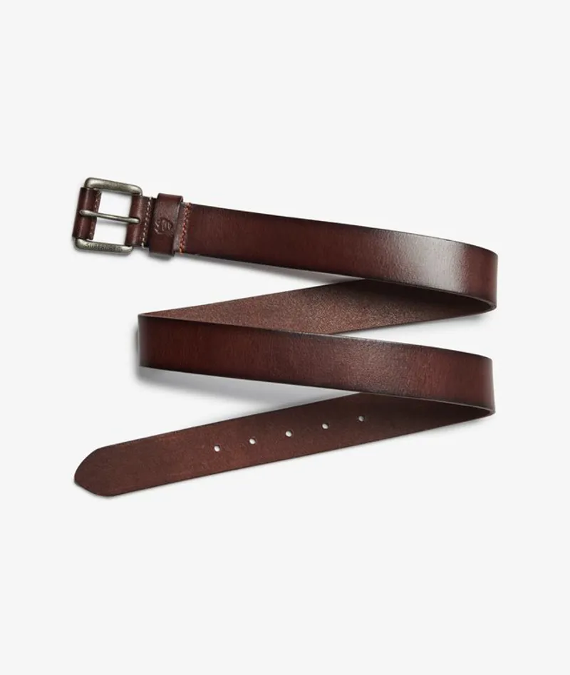 Superdry Classic Leather Belt Brown -2