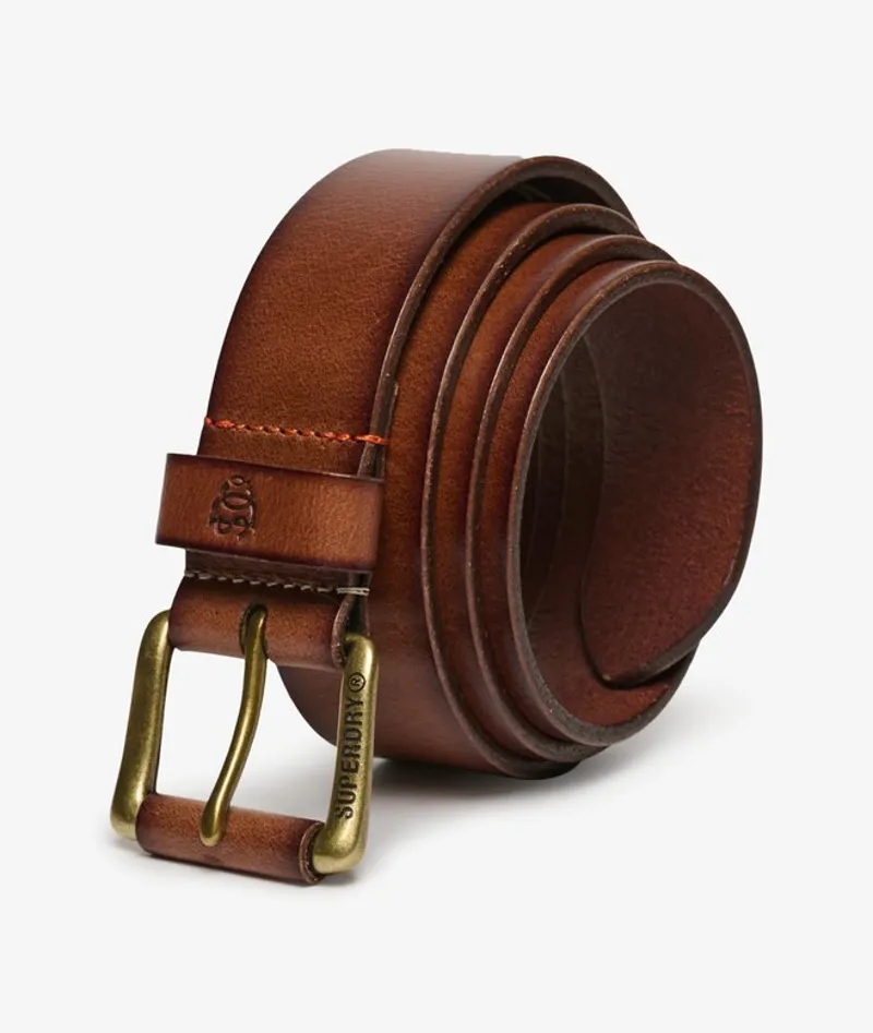 Superdry Classic Leather Belt Tan -4