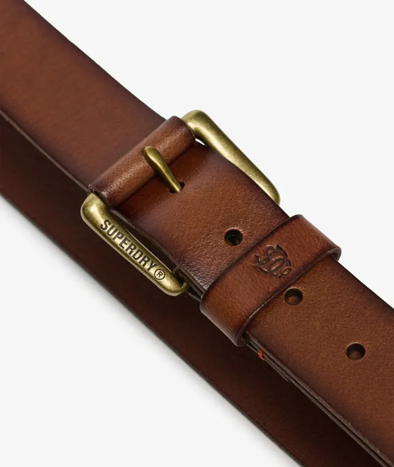 Superdry Classic Leather Belt Tan -2