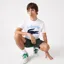Lacoste Crocodile Print T-shirt White