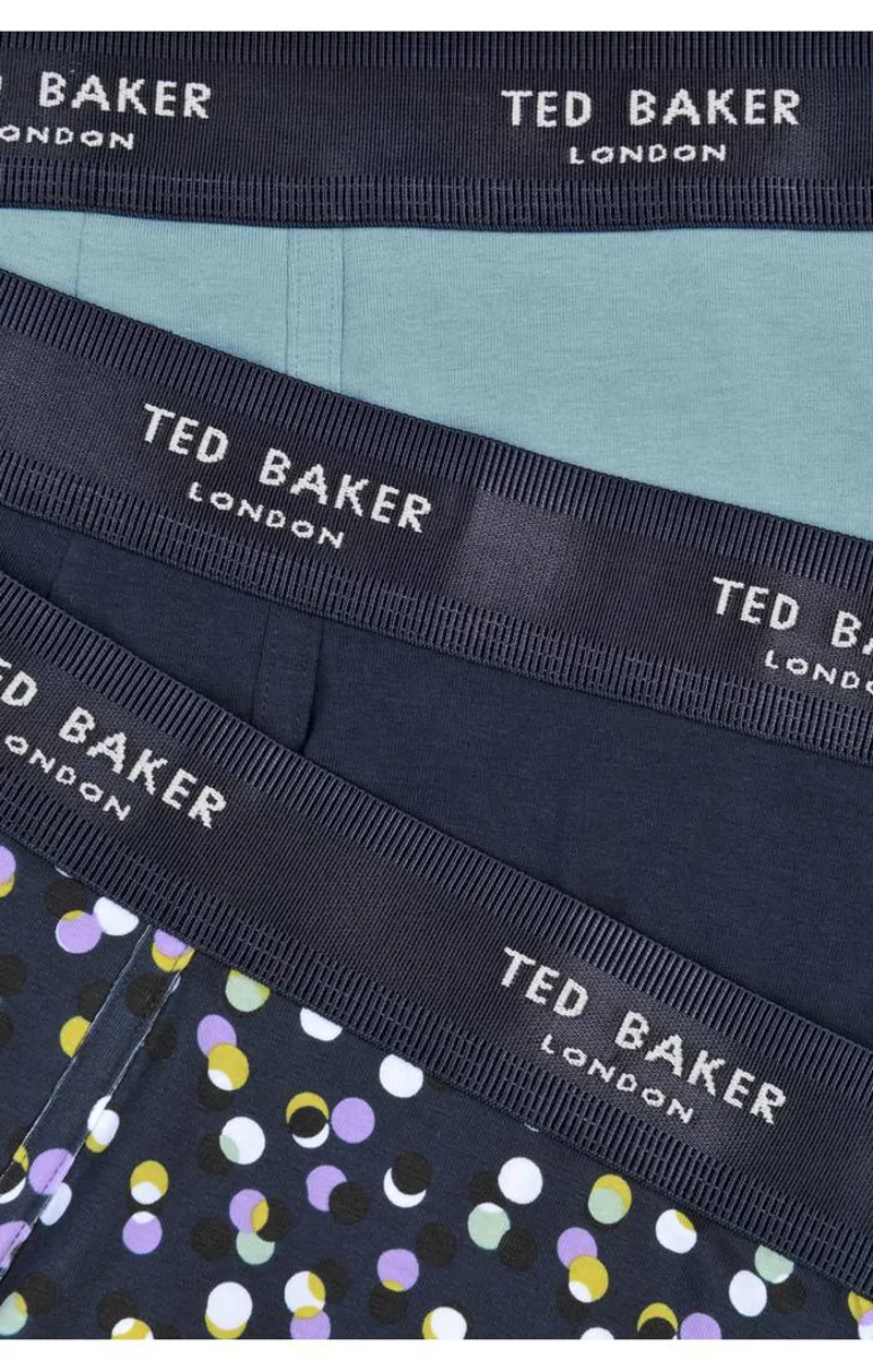 Ted Baker 3 Pack Boxer Breifs Tour/Nvy/NvyDot -2