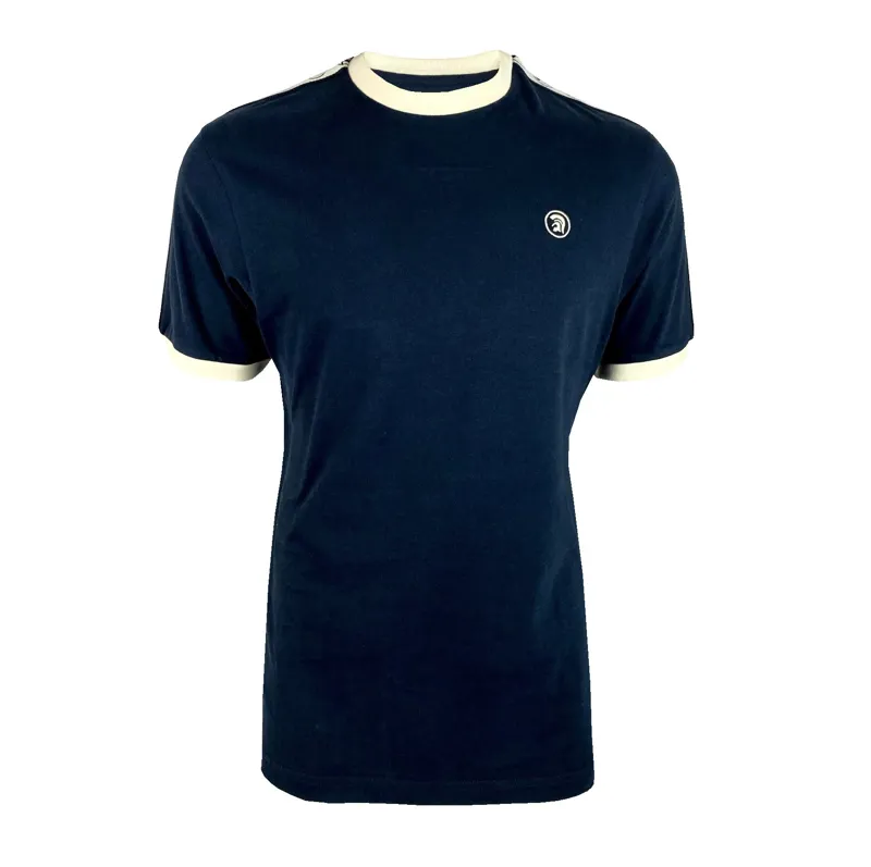 Trojan Taped Sleeve T-shirt Navy