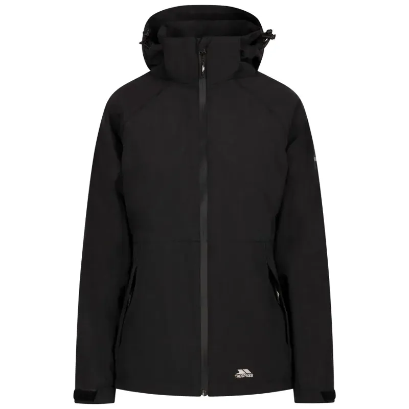 Trespass Waterproof Jacket Tilbury Black