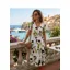 Paradiso abstract print dress Green