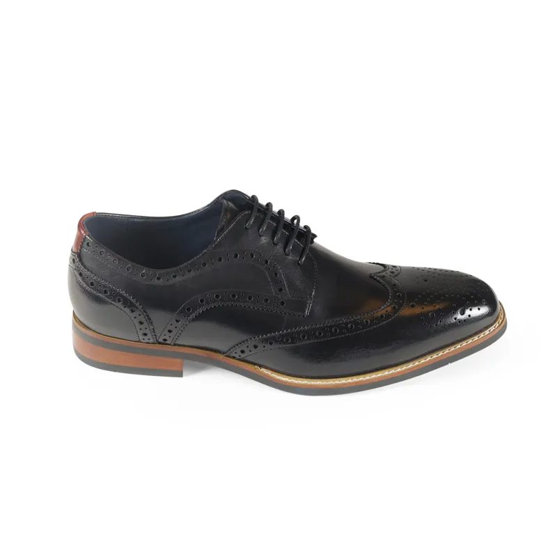 Azor Classic Brogues Black SIZE 7 AND 11 ONLY-2