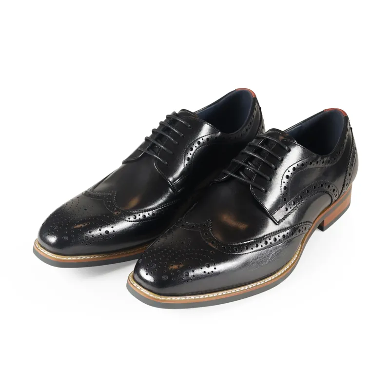 Azor Classic Brogues Black SIZE 7 AND 11 ONLY-1