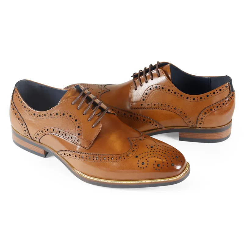 Azor Classic Brogues Tan-1
