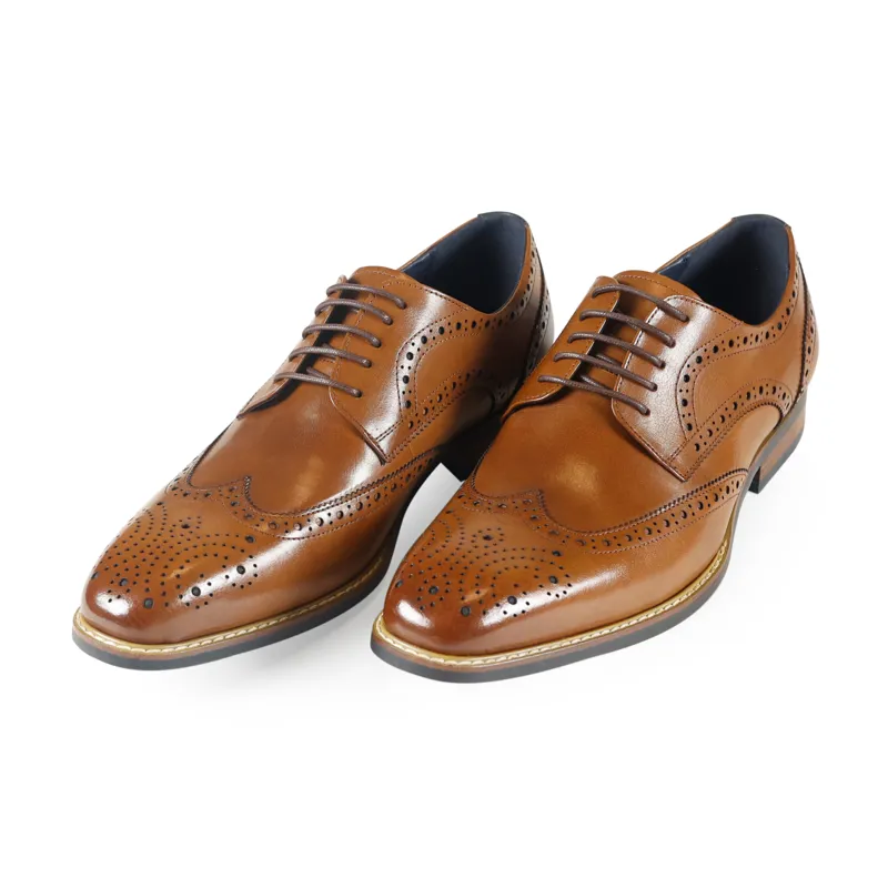 Azor Classic Brogues Tan-6