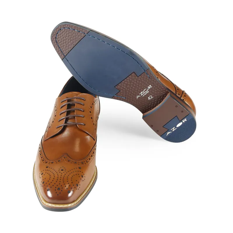 Azor Classic Brogues Tan-7