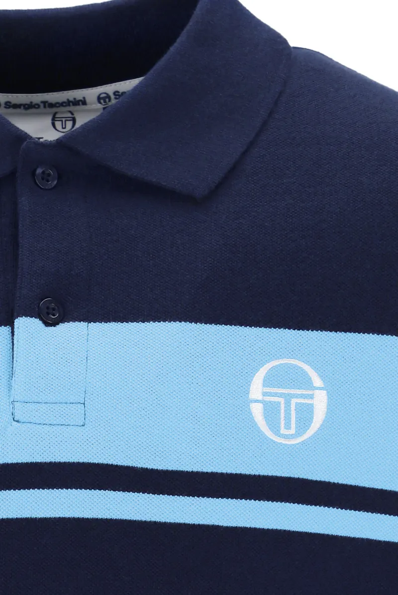 Sergio Tacchini Young Line Polo T-shirt Maritime-1