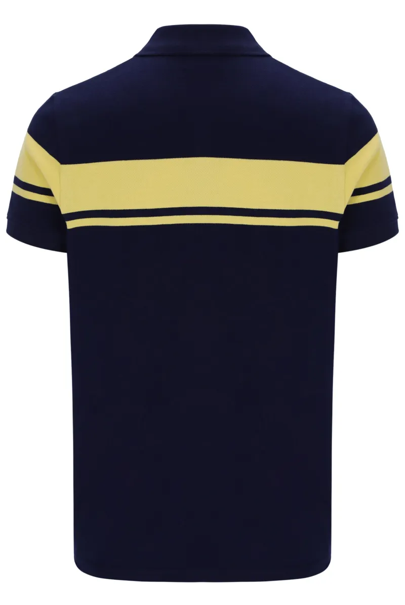 Sergio Tacchini Young Line Polo T-shirt Maritime/Yellow MEDIUM ONLY-1