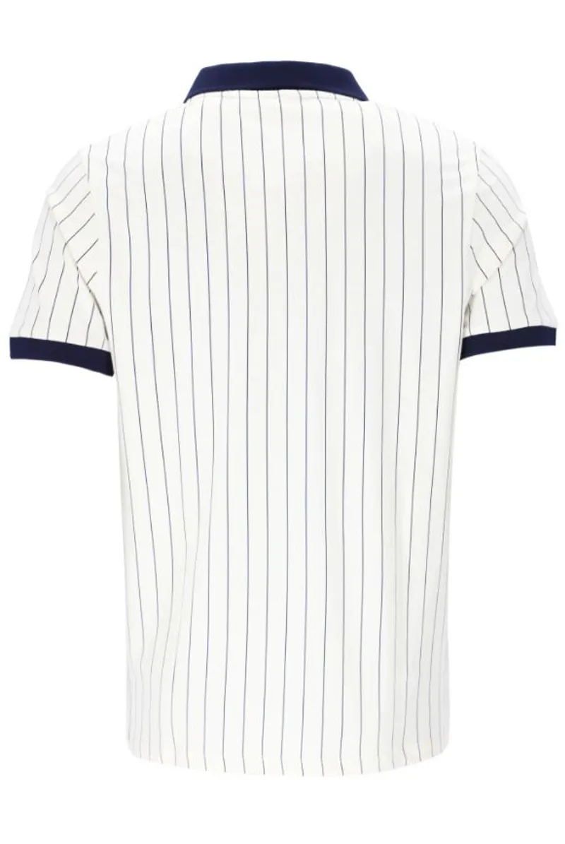 Fila BB1 Classic Vintage Striped Polo White-2