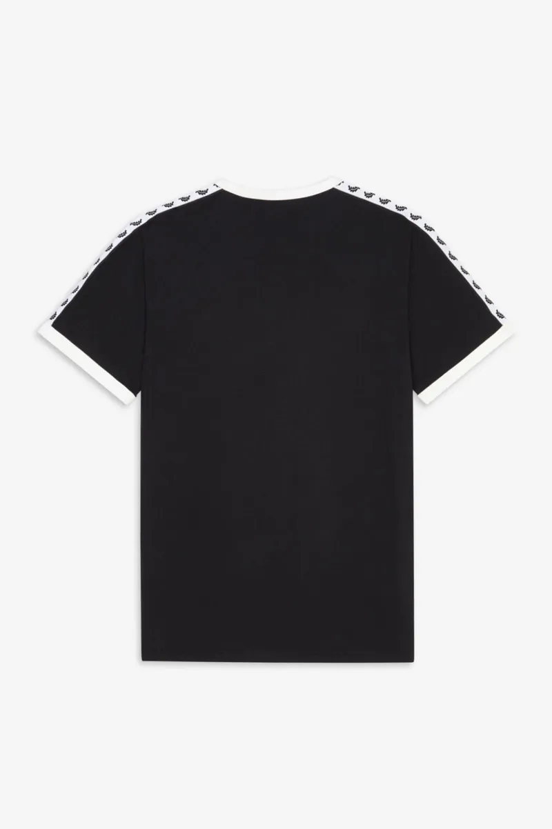 Fred Perry M6347-220 Taped Ringer T-shirt Black-3