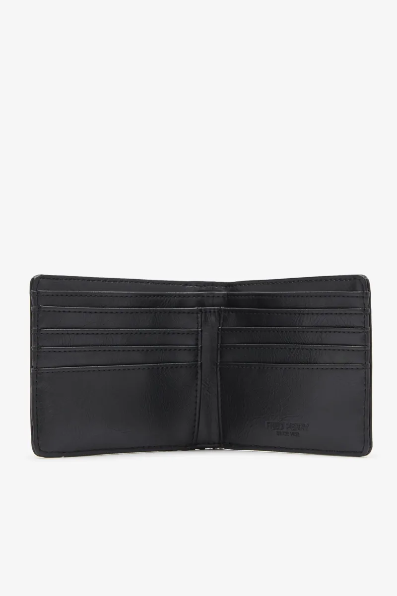 Fred Perry L9260-102 Tipped Billfold Wallet Black-1