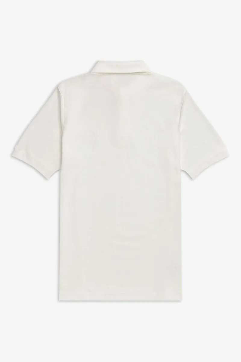 Fred Perry M8543-129 Button Down Polo Shirt Snow White-2