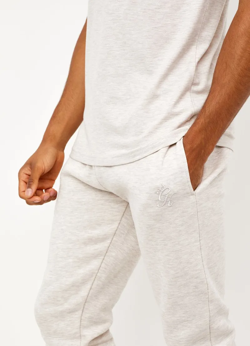 Gym King Basis Joggers Oatmeal Marl