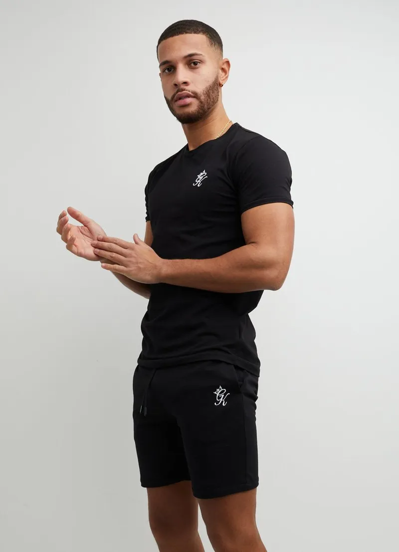 Gym King Jersey Short Black-2