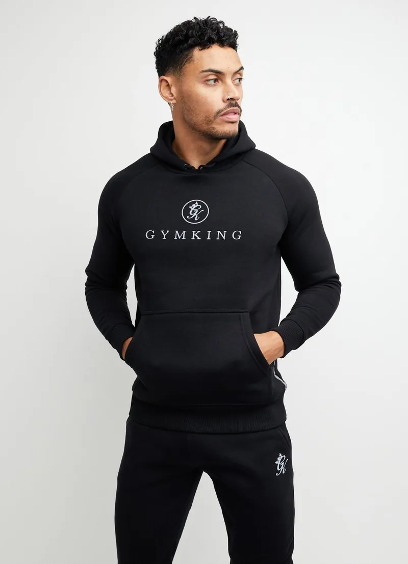 Gym King Pro Logo Hoodie Black