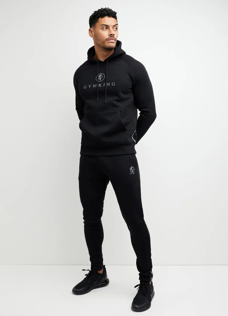 Gym King Pro Logo Hoodie Black-1