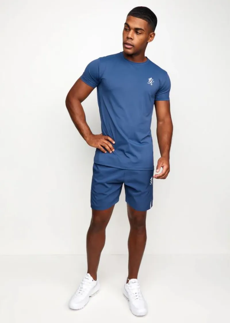 Gym King 365 Energy Tee Moonight Blue-1