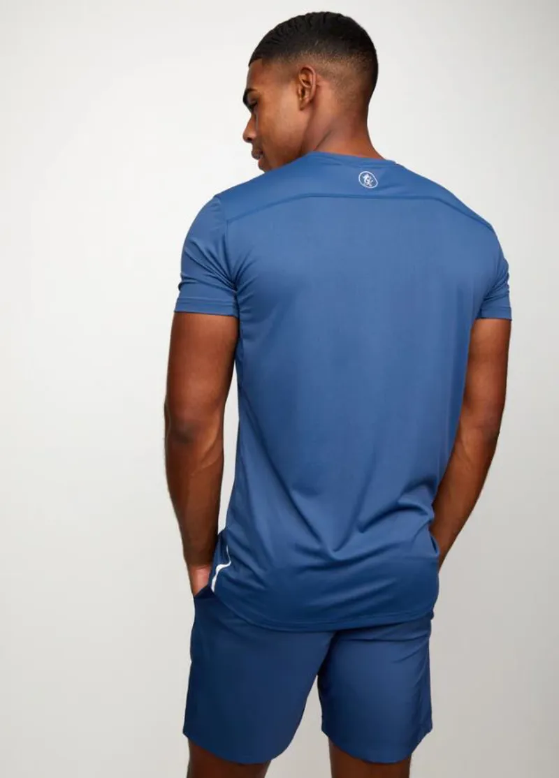 Gym King 365 Energy Tee Moonight Blue-2