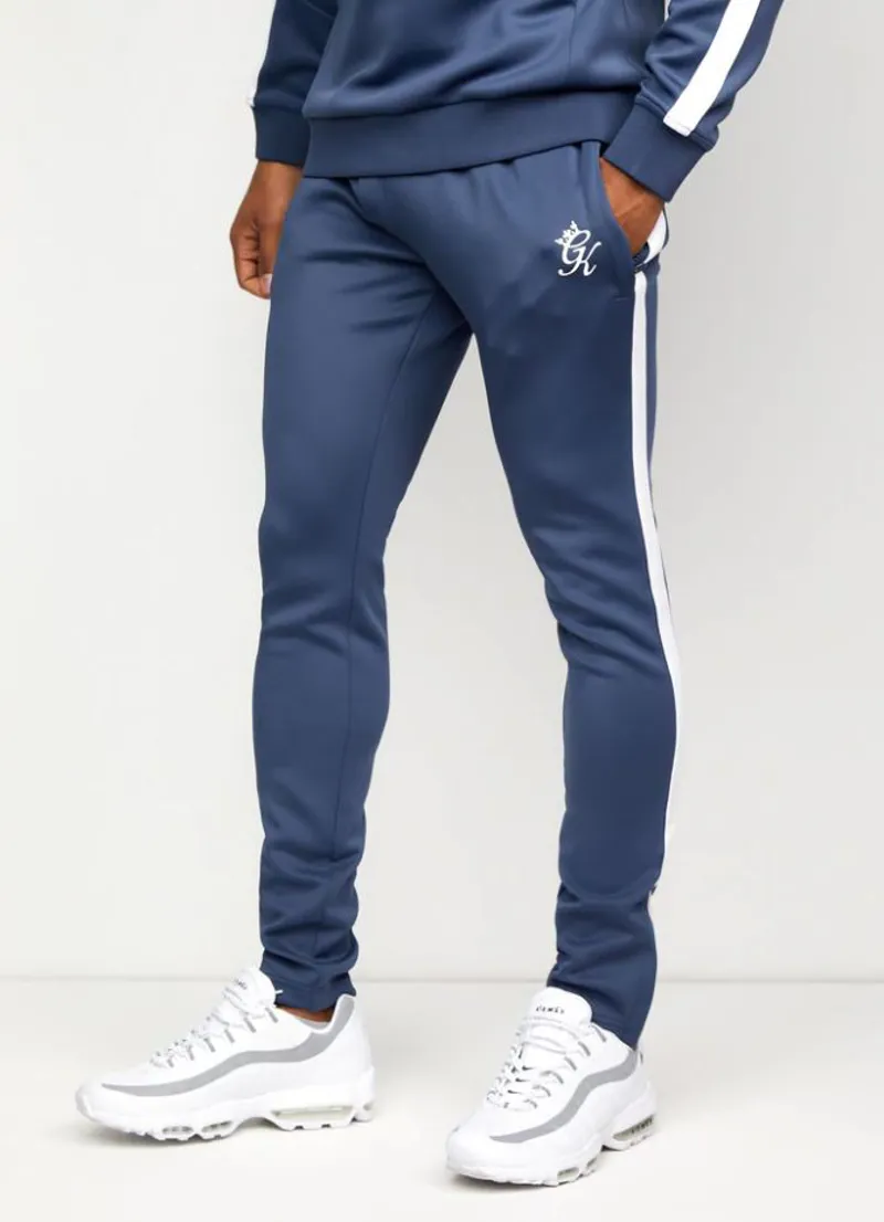 Gym King Poly Tracksuit Bottoms Moonlight Blue