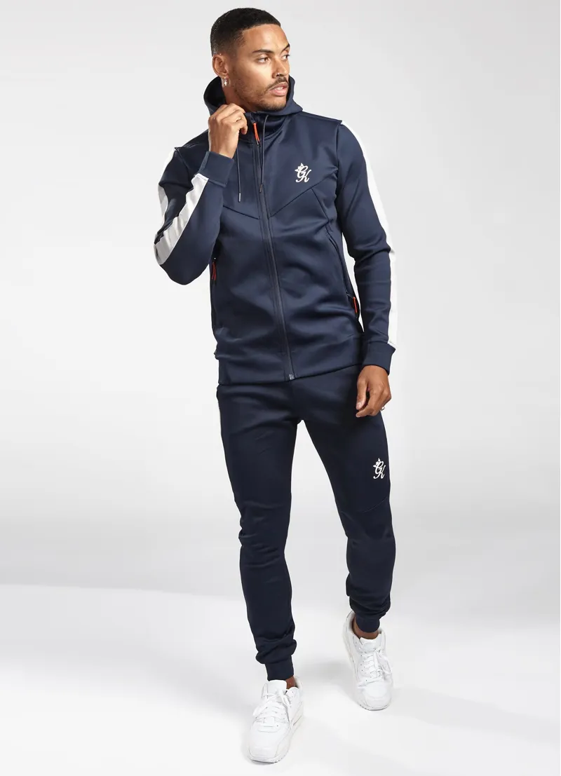 Gym King Koen Poly Tracksuit Top Navy-1