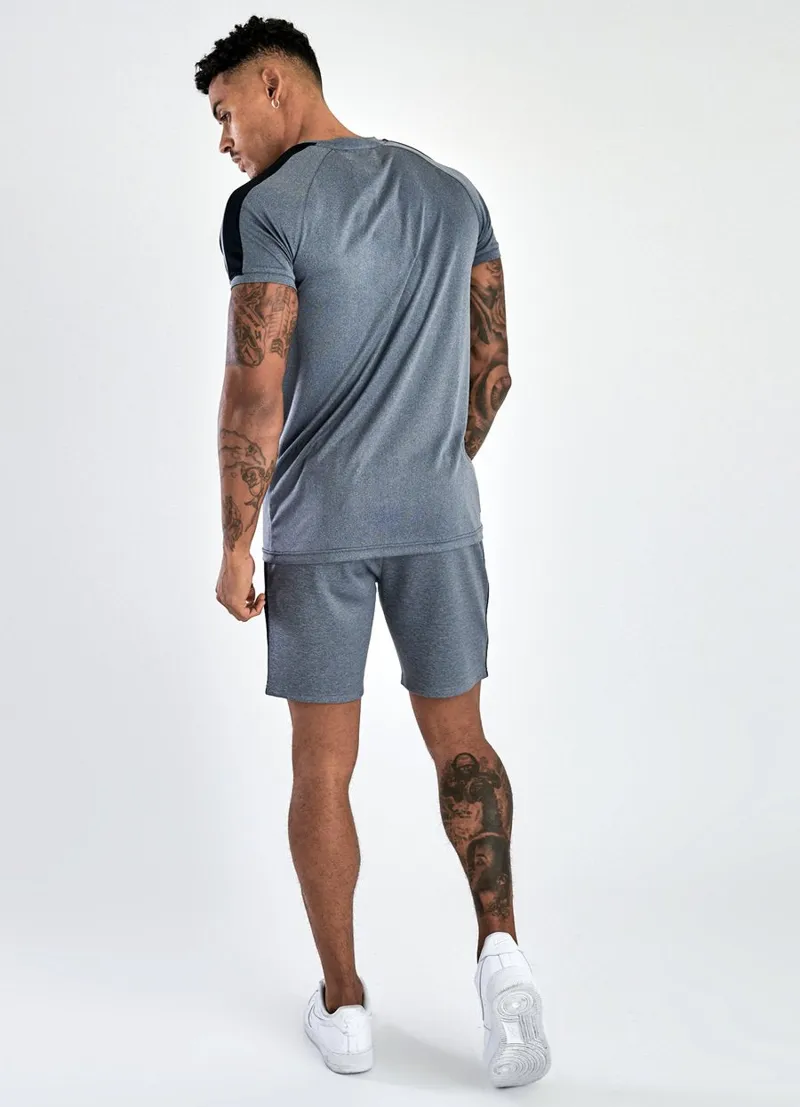 Gym King Nebby Shorts Charcoal Marl-1