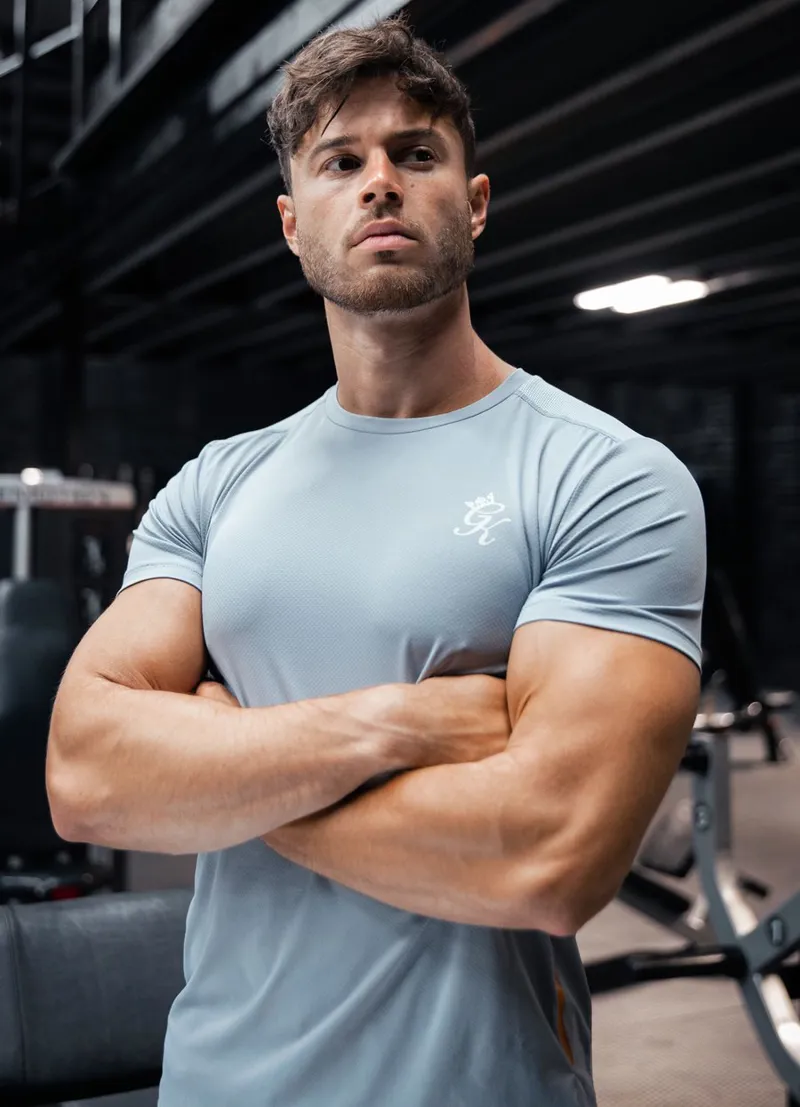 Gym King Sport Flex T-Shirt Pebble-3