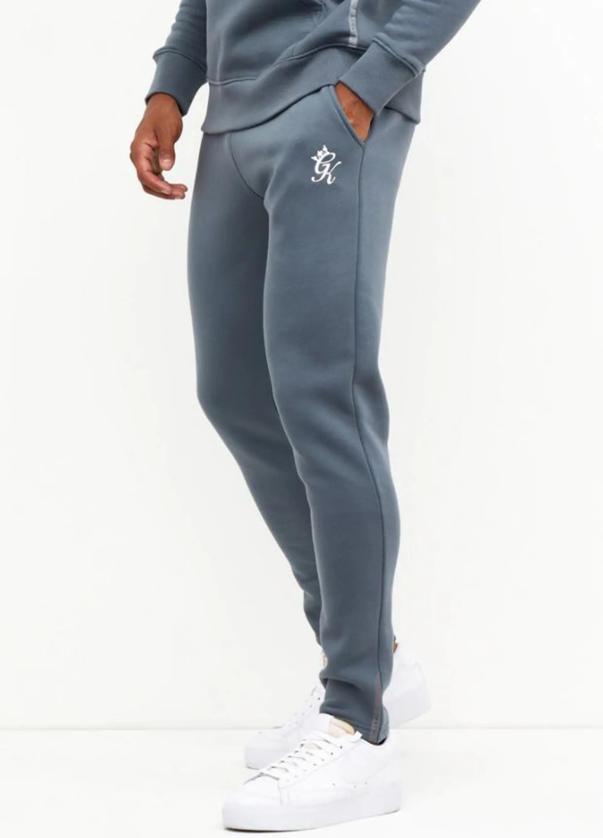 Jogger Pants Grey Gym King Joggers Gym King Pale Grey Relaxed Fit