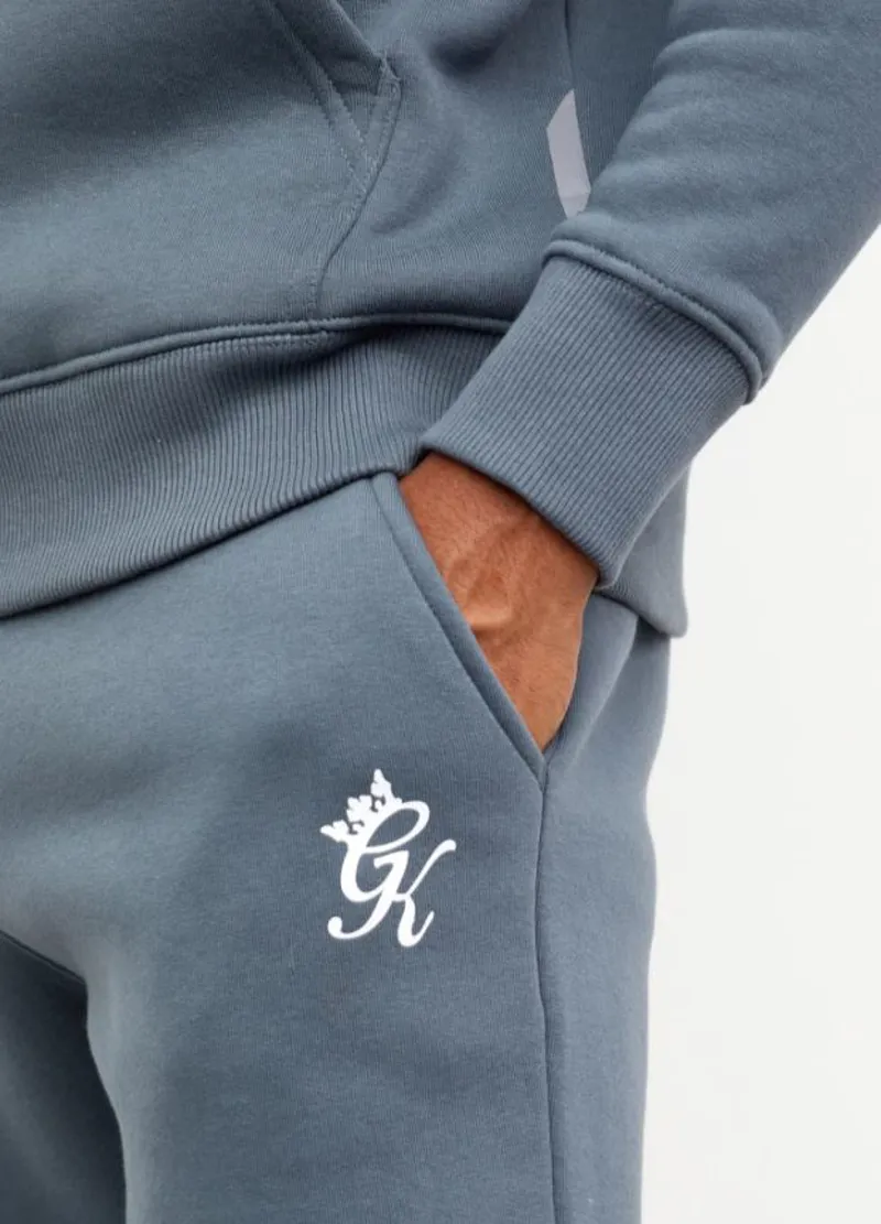 Gym King Pro Logo Joggers Stormy Grey-2