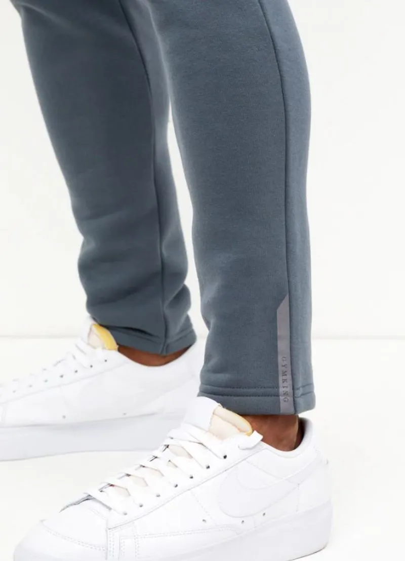 Gym King Pro Logo Joggers Stormy Grey-4