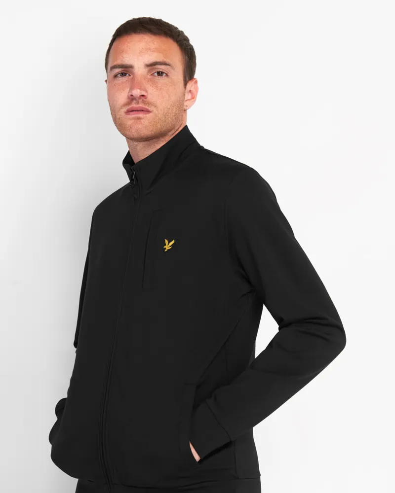 Lyle and Scott Smart Track Top Black-2